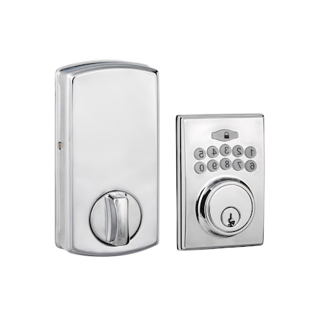 Sure-Loc Hardware Sure-Loc Hardware Electronic Keypad Deadbolt, Modern, Polished Chrome DK201-MD 26